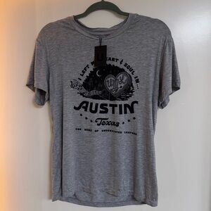 NWT Heart & Soul Oversized Tee by Understated Leather - Small